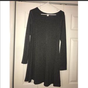 Dark grey, long sleeve, Old Navy dress!